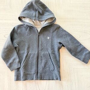 Champion Kids Charcoal Zip-Up Hoodie